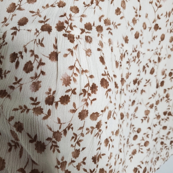 Altar'd State Baby Doll Bell Sleeves Tunic Dress Size M Floral Fairycore Boho - Picture 9 of 12